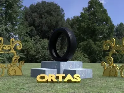 ORTAS TIRE NO 1 Low-poly 3D model