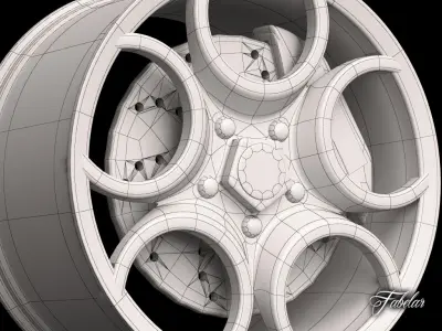 Alfa 8C rim 3D model