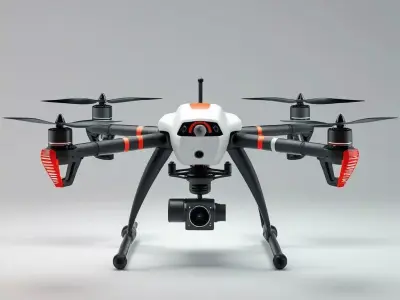 3d model quadcopter Low-poly 3D model