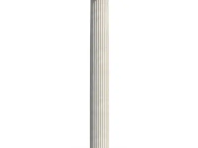 Ionic Column Greco Roman 3D model