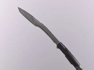 Kukri knife Low-poly 3D model buy