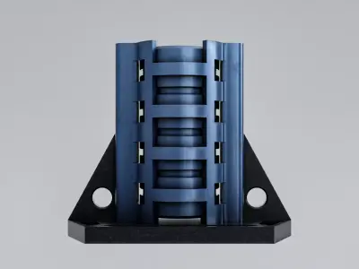 Scifi Industrial Prop Low-poly 3D model