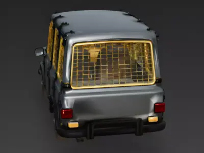 Heritage Graphite Station Wagon 3D Model Low-poly 3D model