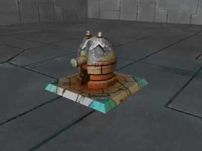 Tower Defense Turrets Low-poly 3D model