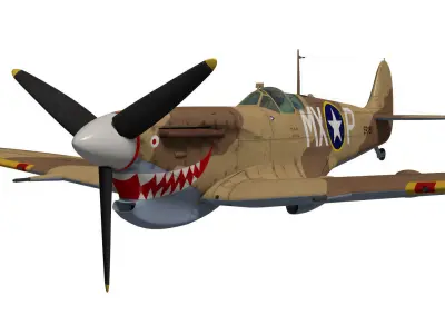Supermarine Spitfire Mk-Vc Trop 3D model