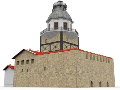 Maiden Tower  Low-poly 3D model