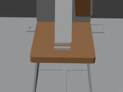 Collapsible Modular Canvas Stand Free 3D model