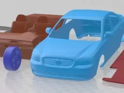 Kia Optima 2006 Printable Car 3D print model