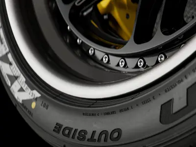 Falken Azenis RT615K Plus 315 30 ZR18 98W SL 3D model