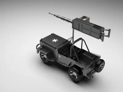 Army Jeep 3D model