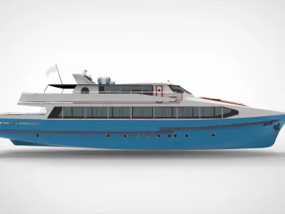 Yacht Boat 3D model buy