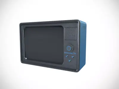 Retro Tv Low-poly 3D model purchase