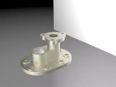 high pump  pompa alta Free 3D model