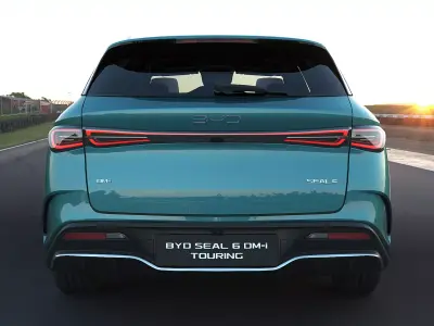2026 BYD Seal 6 DM-i Touring Low-poly 3D model