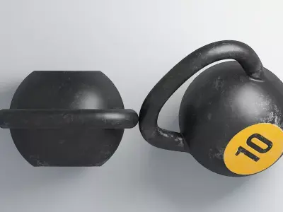 Gym Dumbbell 1 3D model