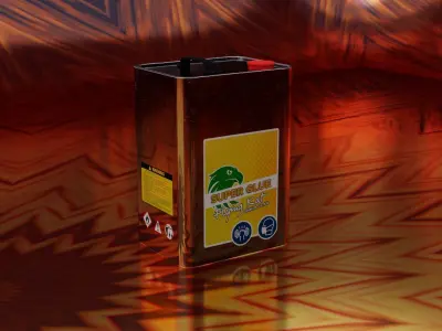 Glue Canister Free 3D model