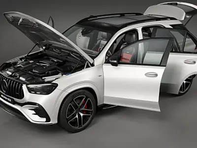 2024 Mercedes-Benz GLE 53 AMG 3D model purchase