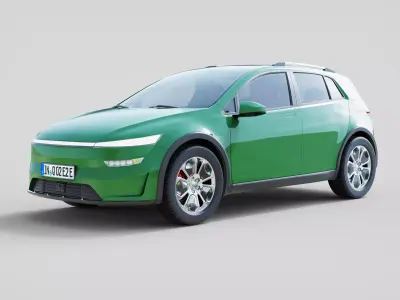 Dosch 3D - Car Details - Crossover SUV - BEV 3D model