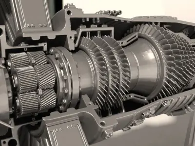 jet engine for Print 3D print model by mbelec