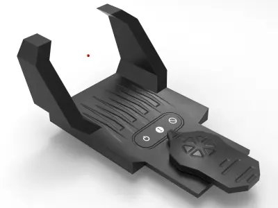 Red Dot Laser Low-poly 3D model