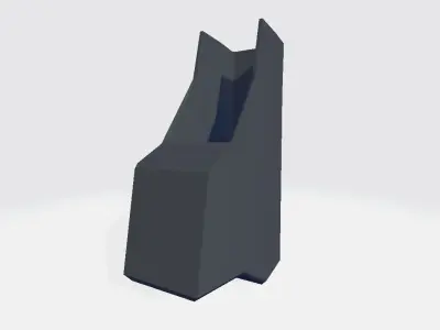 Gun Holster Low-poly 3D model