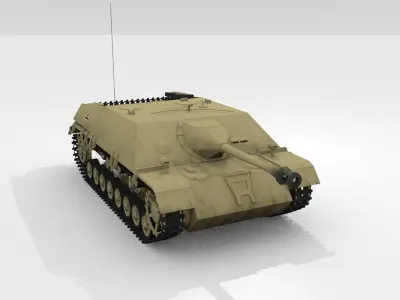 Jagdpanzer IV L48 3D model