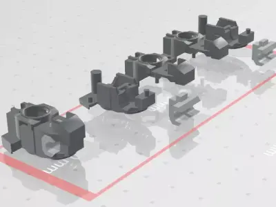 MG GUNDAM v1-5 Foot joint Free 3D print model