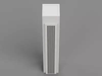 Paper Skyscraper V8 Low-poly 3D model