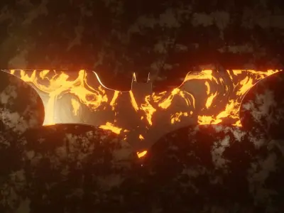 Batman Symbol 3D 3D model