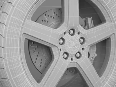 Wheel Mercedes CLS 7 3D model