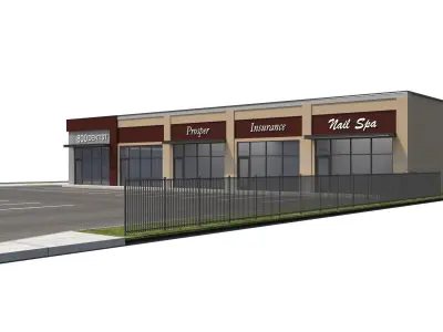 Retail-111 Retail Store 3D model