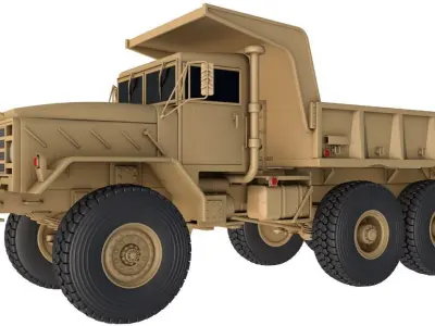 M929A2 All Wheel Drive Dump Truck  3D model
