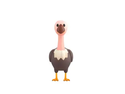 Character318 Vulture 3D model