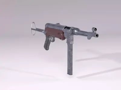 MP 40 Low-poly 3D model