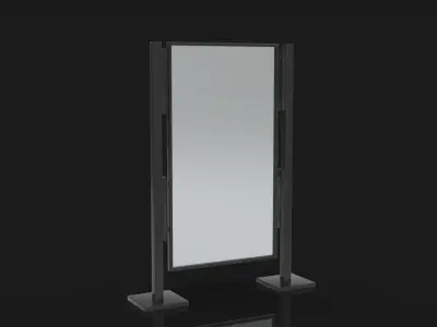 Outdoor Advertising Stand V4 3D model