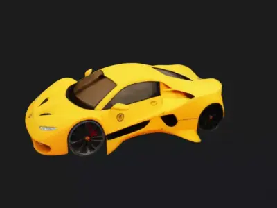 Car 3D Model Detailed Vehicle Asset 3D model