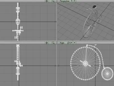 Bicycle - Vintage 3D model
