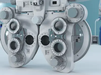 Buzz Optics Phoropter 3D model