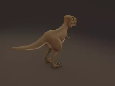 Stylized T-Rex Dinosaur 3D Model Low-poly 3D model