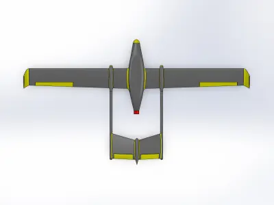 FMD-1 RC PLANE - Drone Free 3D print model