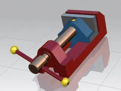 Bench vice Free 3D model buy