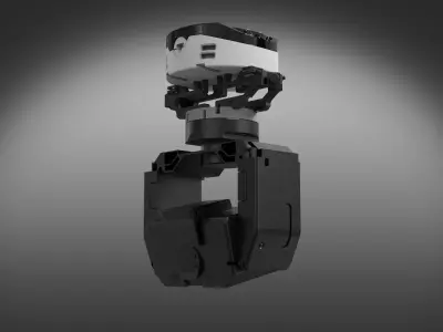 camera dron scifi planet astro 3D model