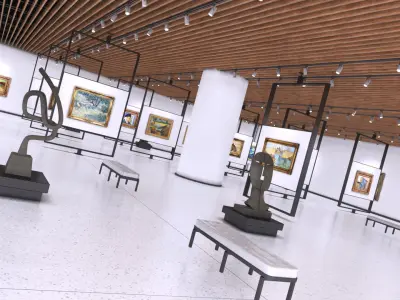 Art Gallery Collection 3 3D model