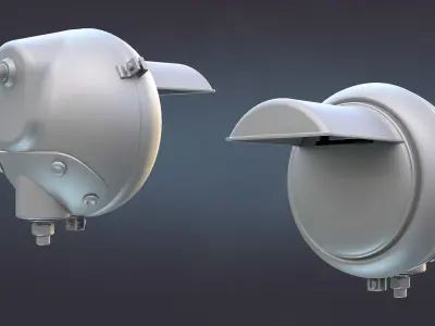 US Military Lights Collection 3D model