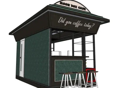 Food truck 3D model purchase