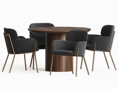 Dining Set 72 3D model