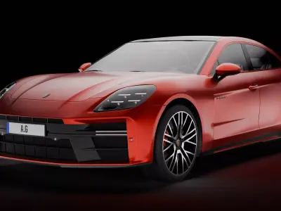 Porsche Panamera Turbo E-Hybrid 3D model