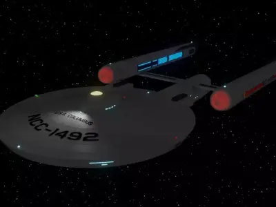 Columbus-Class Interstellar Explorer 3D model