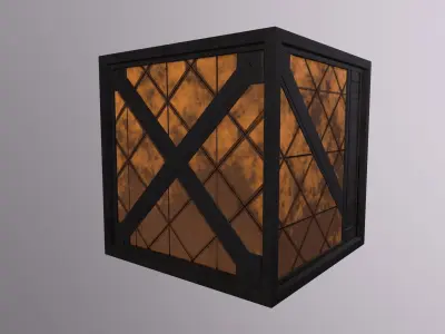 Box Valorant 2 Low-poly 3D model