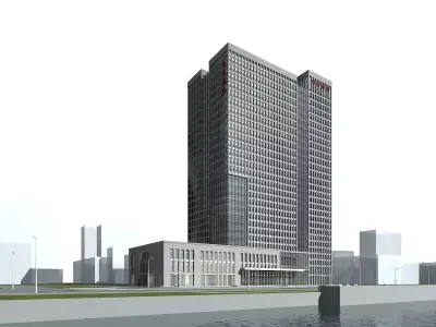 Office Building 3D model 362